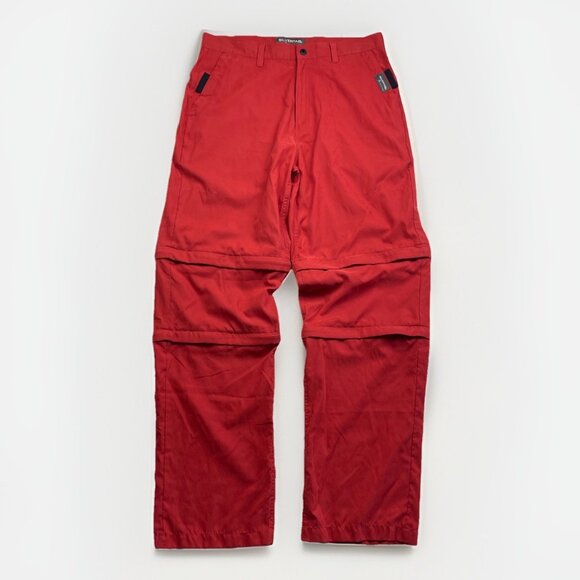 Y2K Levi's Silvertab Nylon Convertible Tech Pants Baggy Orange Size 34 x 34 - Picture 1 of 15